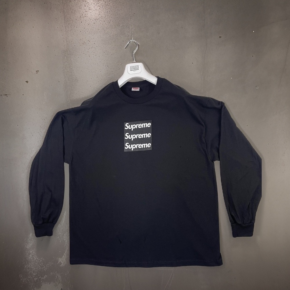 ASSPIZZA "Triple Box Logo" Long Sleeve T Shirt (2021)